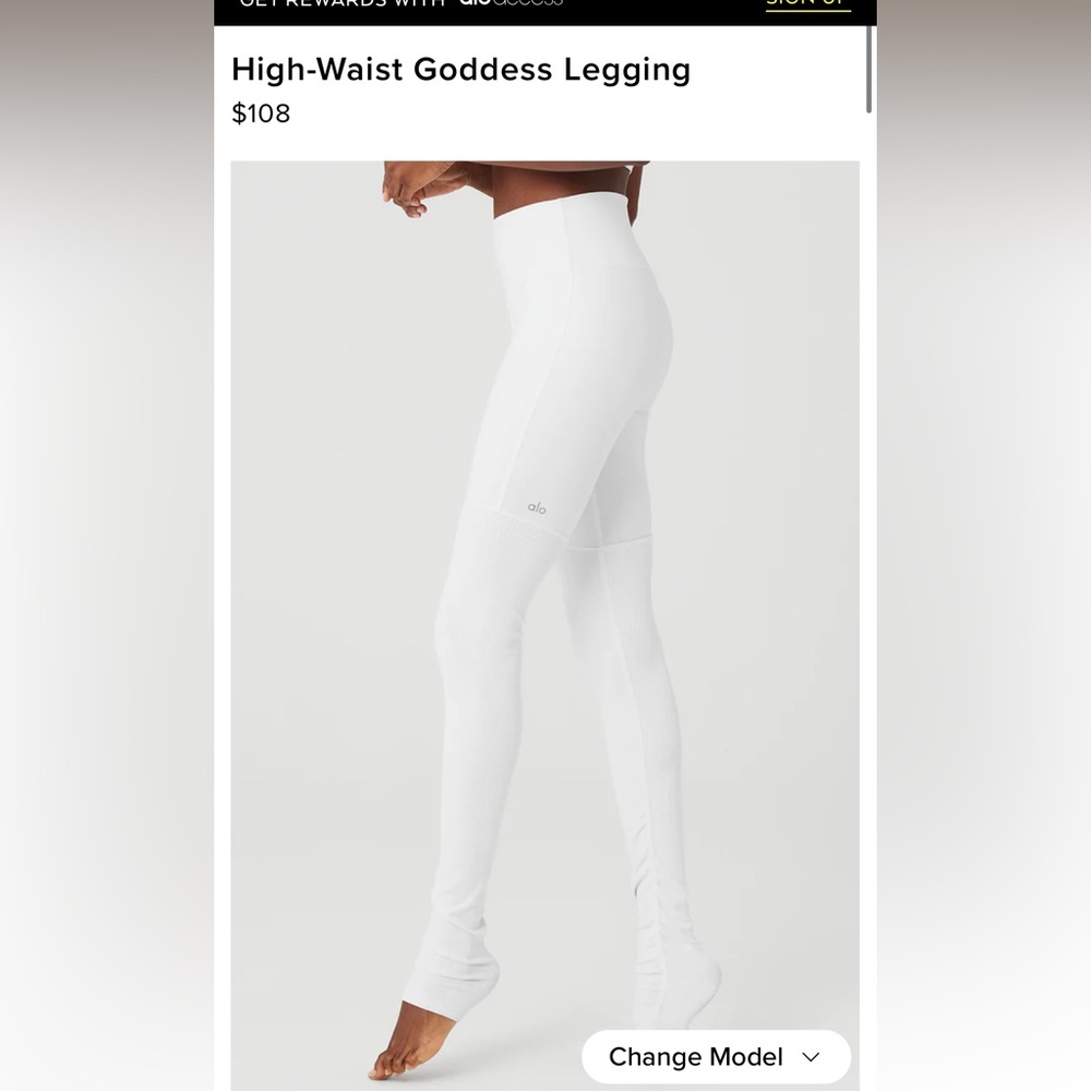 Alo High Waist Goddess Leggins